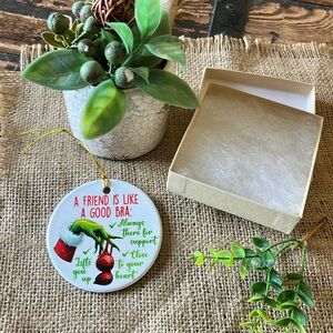 Ceramic christmas ornament